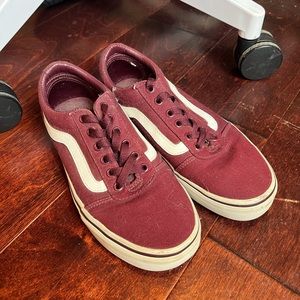 maroon vans